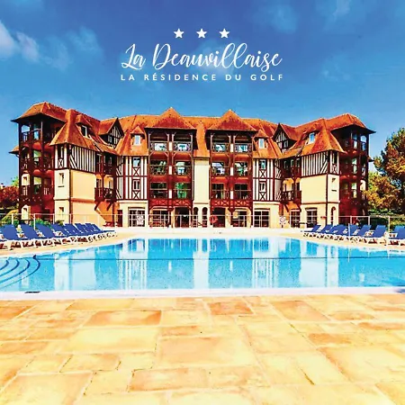 Appartement 1 4 Pers - Piscine Chauffe - Parking Gratuit - Vue Golf - La Deauvillaise Du Golf *