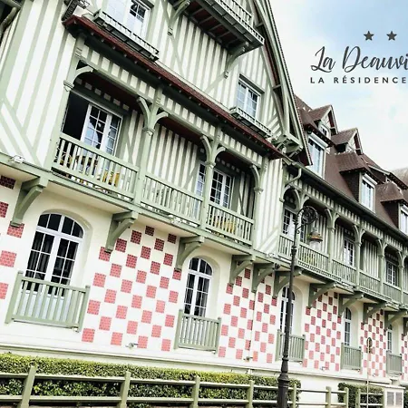 1 4 Pers - Piscine Chauffe - Parking Gratuit - Vue Golf - La Deauvillaise Du Golf Appartement Deauville