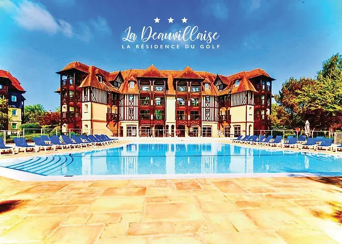 Apartment 1 4 Pers - Piscine Chauffe - Parking Gratuit - Vue Golf - La Deauvillaise Du Golf *