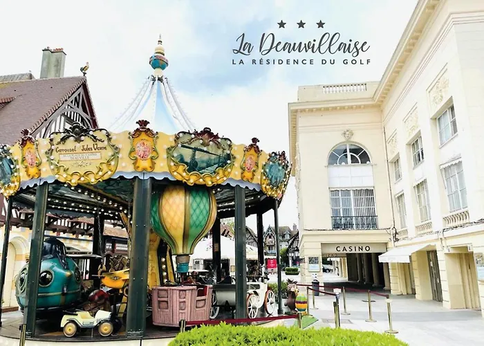 1 4 Pers - Piscine Chauffe - Parking Gratuit - Vue Golf - La Deauvillaise Du Golf Apartment Deauville