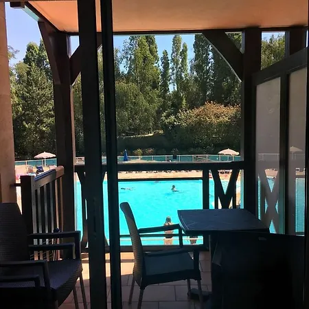 Апартаменты 1 4 Pers - Piscine Chauffe - Parking Gratuit - Vue Golf - La Deauvillaise Du Golf