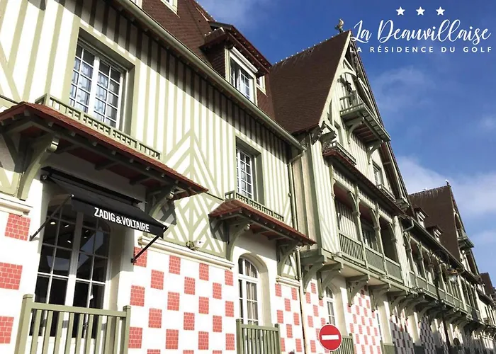 1 4 Pers - Piscine Chauffe - Parking Gratuit - Vue Golf - La Deauvillaise Du Golf * Deauville