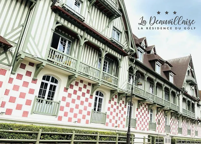 1 4 Pers - Piscine Chauffe - Parking Gratuit - Vue Golf - La Deauvillaise Du Golf Apartment Deauville