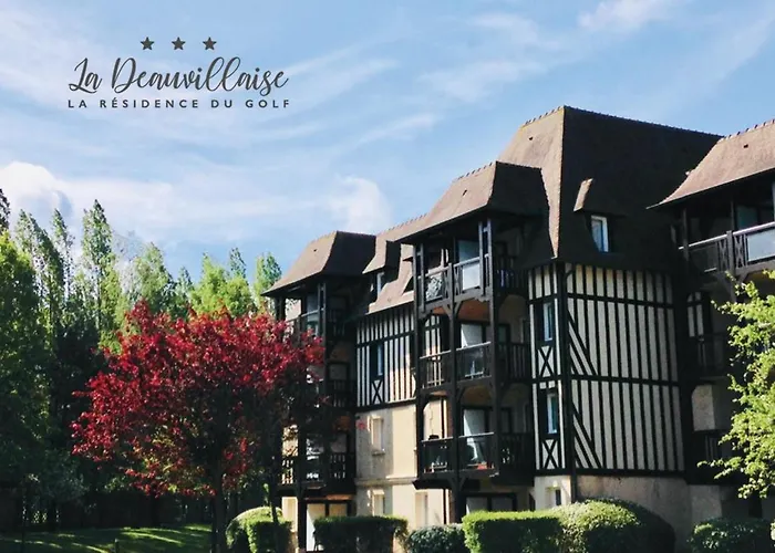 1 4 Pers - Piscine Chauffe - Parking Gratuit - Vue Golf - La Deauvillaise Du Golf Apartment Deauville