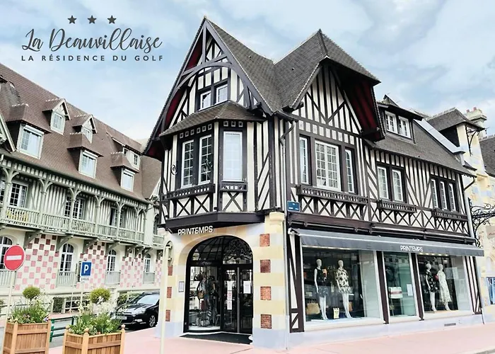 Apartment 1 4 Pers - Piscine Chauffe - Parking Gratuit - Vue Golf - La Deauvillaise Du Golf
