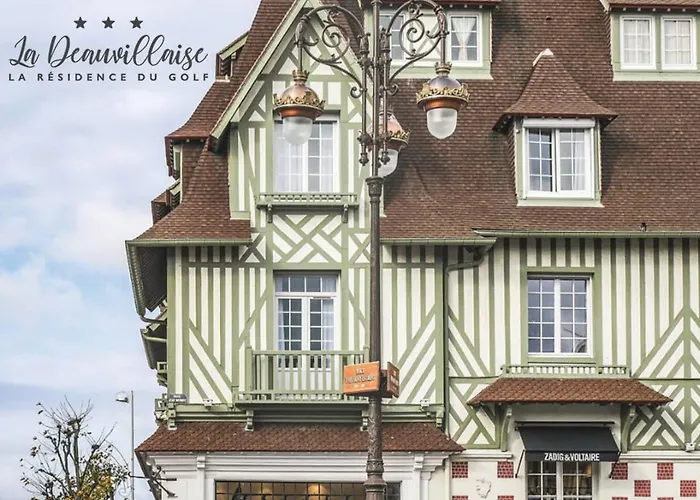 1 4 Pers - Piscine Chauffe - Parking Gratuit - Vue Golf - La Deauvillaise Du Golf Apartment *