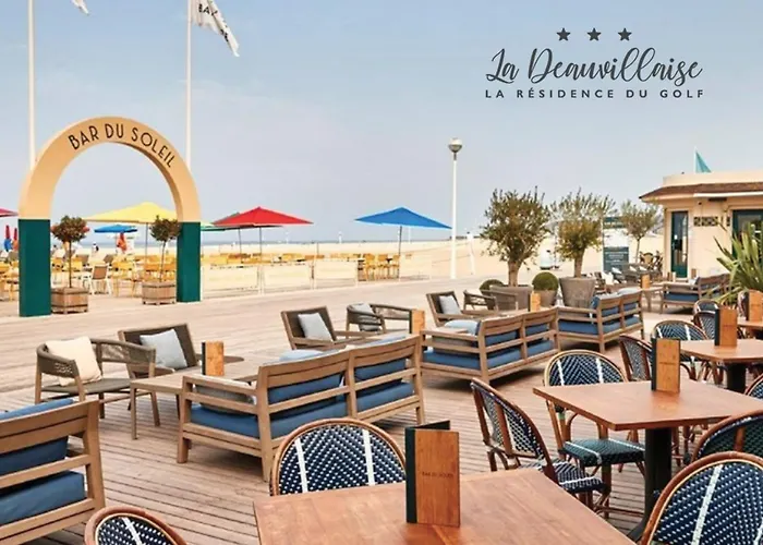 1 4 Pers - Piscine Chauffe - Parking Gratuit - Vue Golf - La Deauvillaise Du Golf Apartment